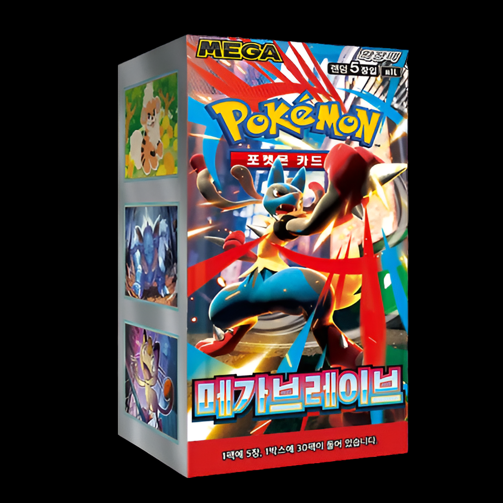 Pokémon TCG - Mega Brave m1L Booster Box Display - Koreanisch CardBroz