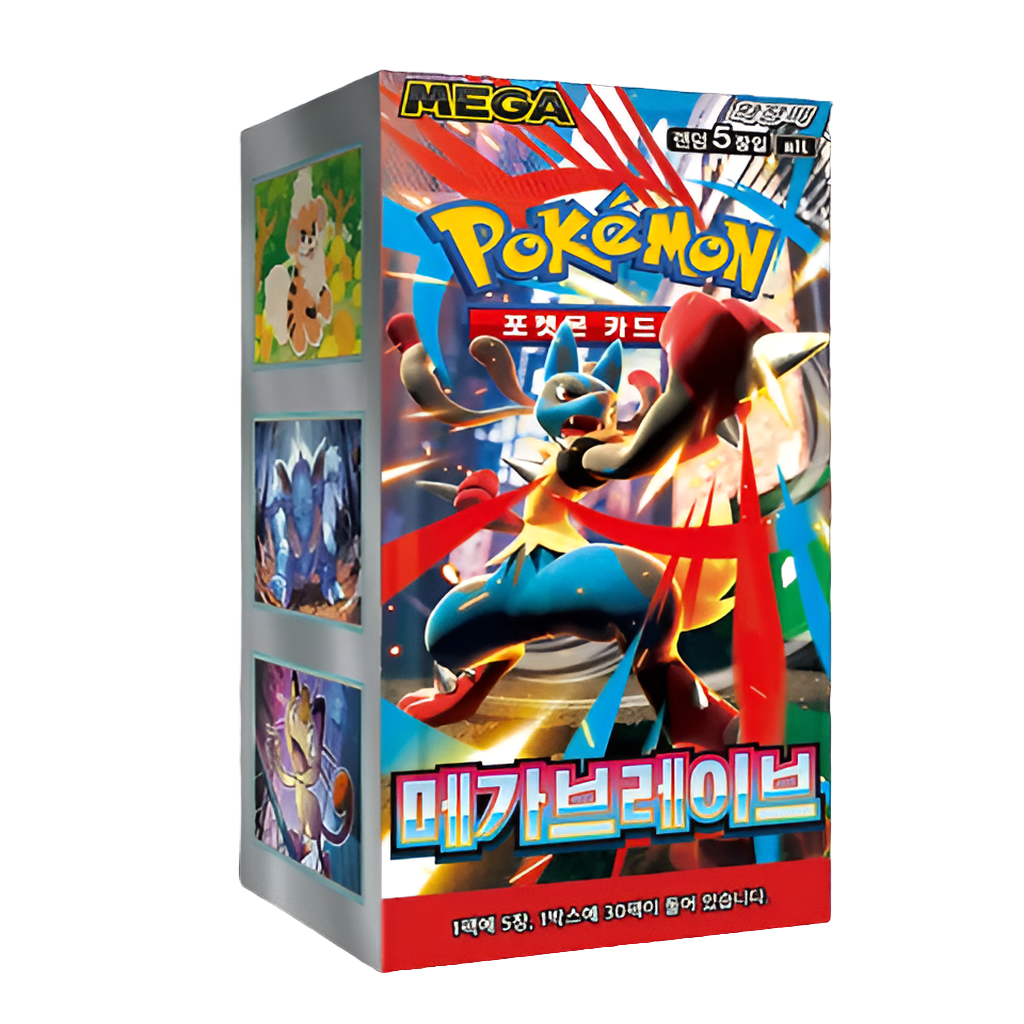 Pokémon TCG - Mega Brave m1L Booster Box Display - Koreanisch CardBroz