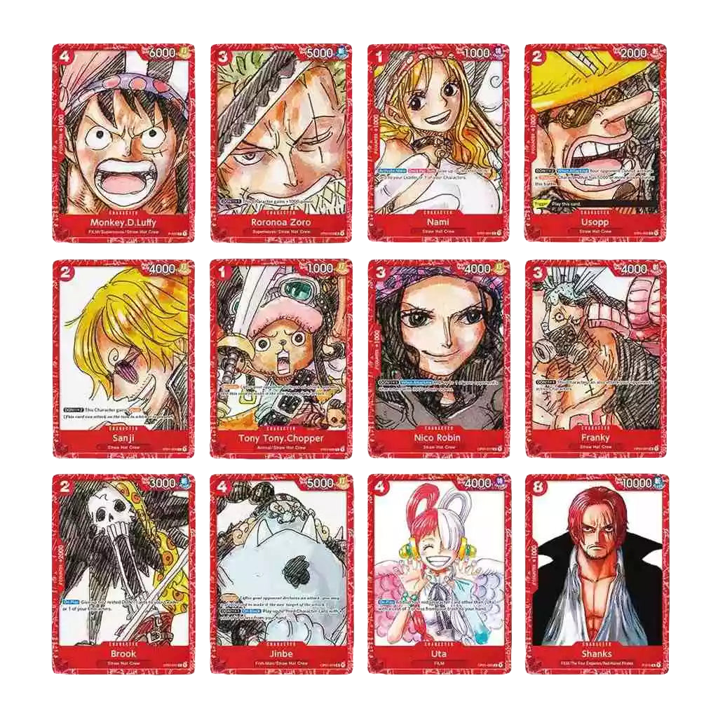 Bandai One Piece Premium Card Collection Film Red TCG Englisch Offiziell CardBroz