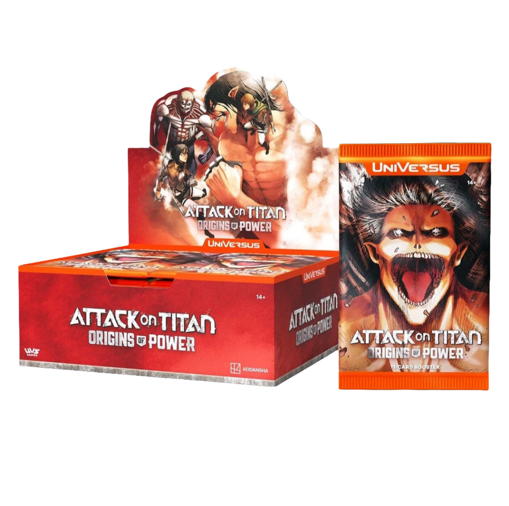 Universus Attack on Titan - Origins of Power Booster Display Englisch CardBroz