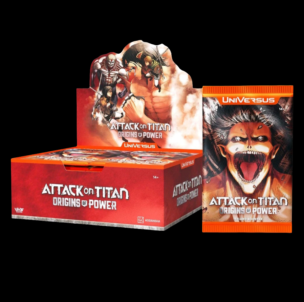 Universus Attack on Titan - Origins of Power Booster Display Englisch CardBroz