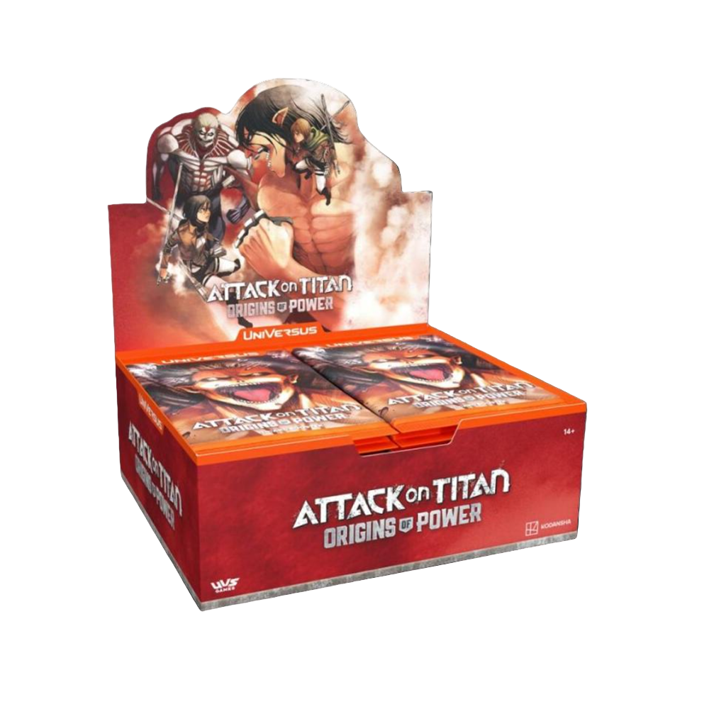 Universus Attack on Titan - Origins of Power Booster Display Englisch CardBroz