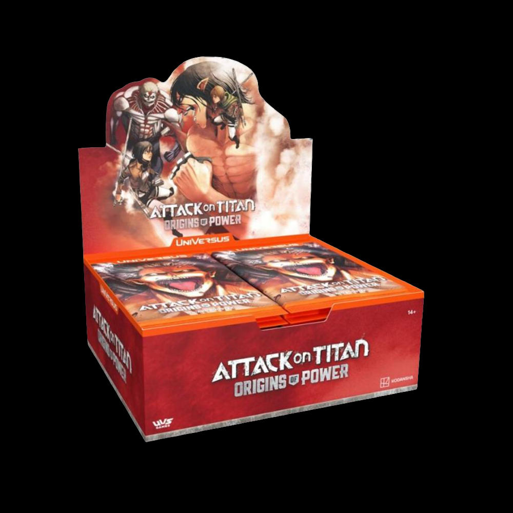 Universus Attack on Titan - Origins of Power Booster Display Englisch CardBroz