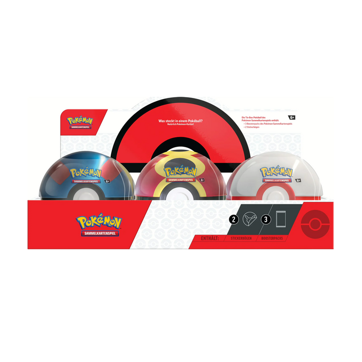Pokemon Pokeball Tin Herbst 2025 (5 verschiedene Motive) Deutsch CardBroz