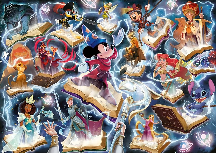 Disney Lorcana - Glimmers of the Realm: Steel - Puzzle 1000 Teile CardBroz