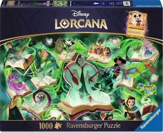 Disney Lorcana - Glimmers of the Realm: Emerald - Puzzle 1000 Teile CardBroz