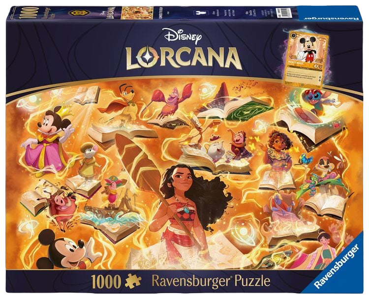 Disney Lorcana - Glimmers of the Realm: Amber - Puzzle 1000 Teile CardBroz