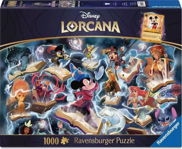 Disney Lorcana - Glimmers of the Realm: Steel - Puzzle 1000 Teile CardBroz