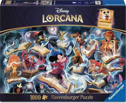 Disney Lorcana - Glimmers of the Realm: Steel - Puzzle 1000 Teile CardBroz